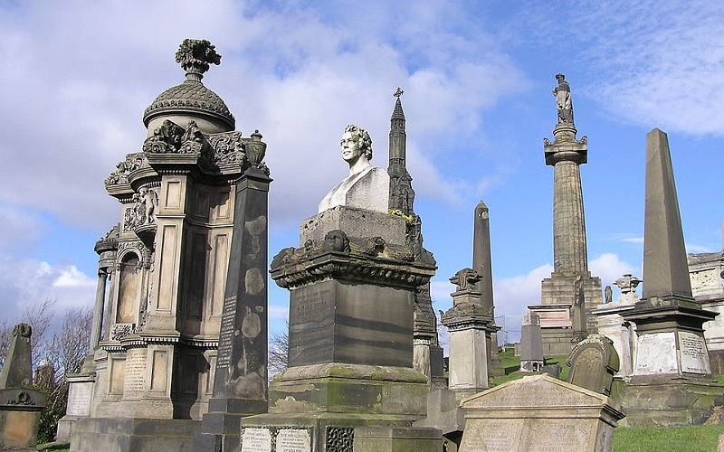 glasgow necropoli lokasi syuting film the batman