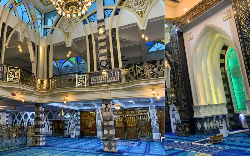 Interior masjid ini mencuri perhatian