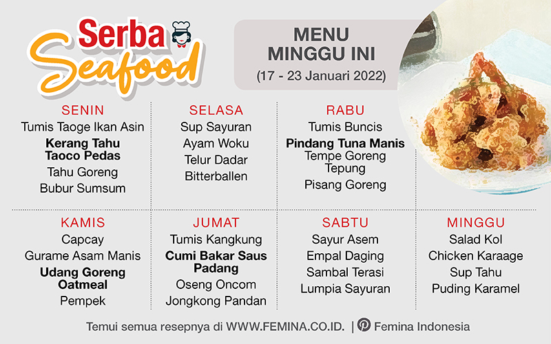 menu mingguan