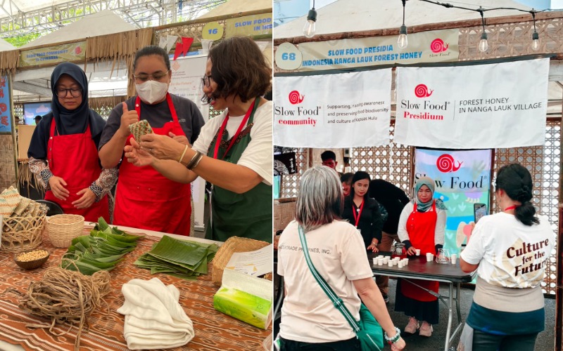 Amalilah dari Slow Food Yogya berpartisipasi dalam advokasi pelestarian kekayaan budaya lokal Indonesia