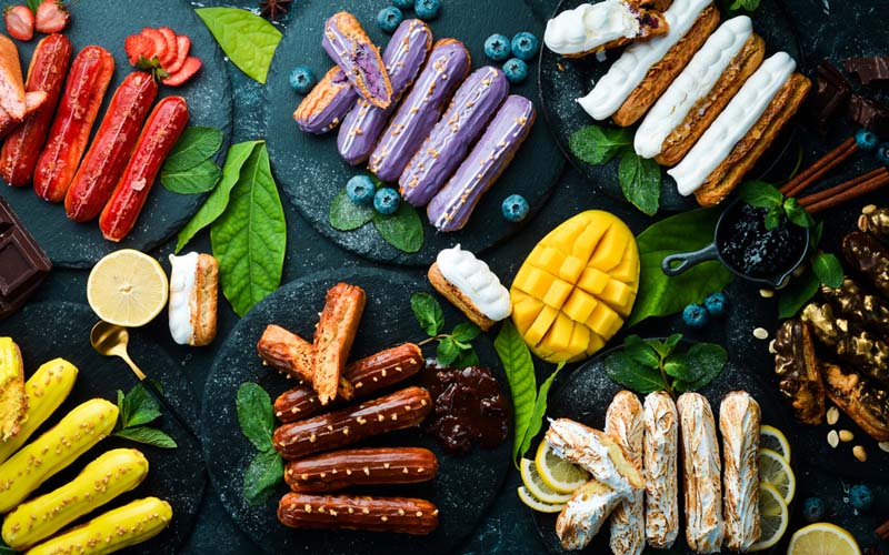 choux pastry eclair