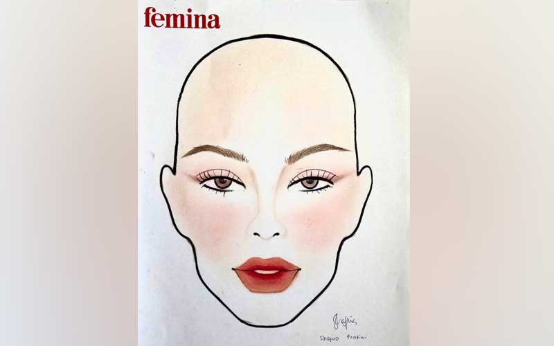 Face Chart karya Shafira Pratiwi ringan tipis, modis.