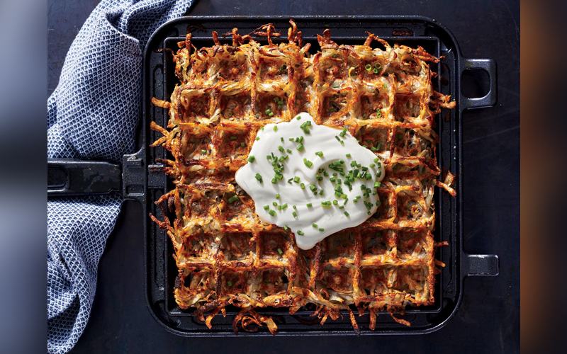 hashbrowns waffle