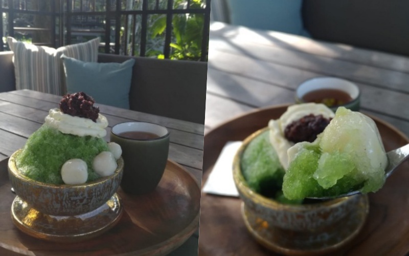 Kakigori Matcha Hoshinoya Ubud