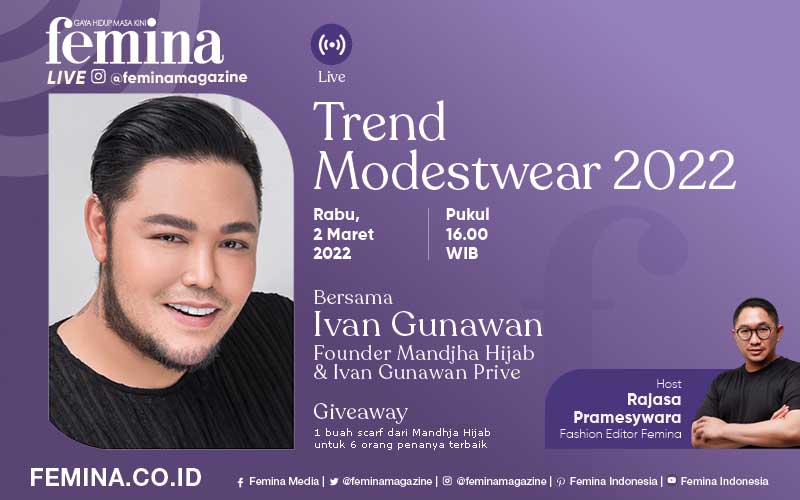 IG Live Femina bersama IVAN GUNAWAN