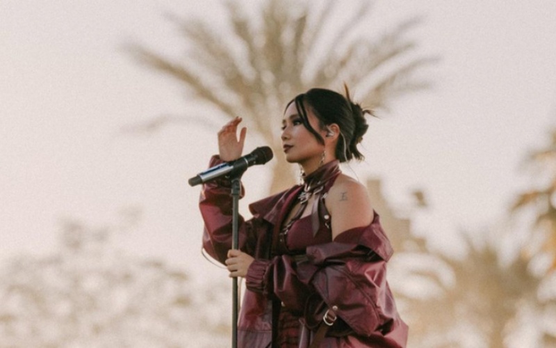 niki zefanya tampil di Coachella 2022