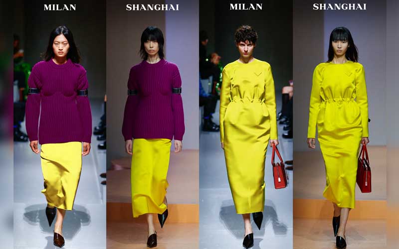 Prada gelar Presentasi bersamaan di Milan dan Shanghai