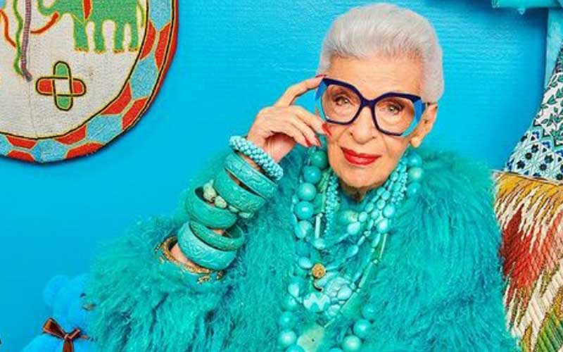 Iris Apfel tetap tampil eksentrik di usia 99