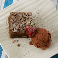 Cake Avokad Kopi Tabur Crumble