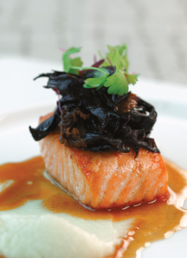 Salmon Confit & Wild Mushroom