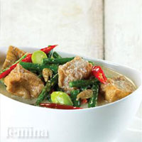 Sayur Lodeh Tahu Cabai