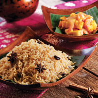 Nasi Minyak dan Sambal Nanas