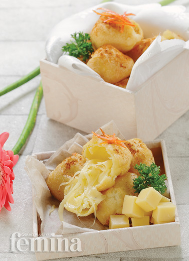 Fried Mozzarella Choux