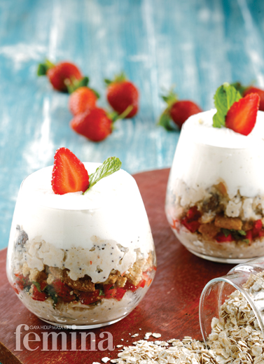 Oats Tea Pudding