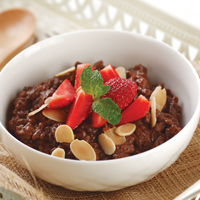 Almond Strawberry Chocolate Risotto