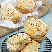 Sesame Tapioca Bread (Korea)