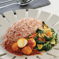 Nasi Merah Campur