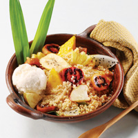 Crumble Buah Tropis