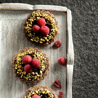 Chocolate Pistachio Tart