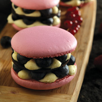 Blueberry Macaroon Napoleon