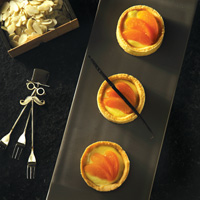 Apricot Crème Chiboust Tartelette
