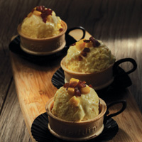 Sweet Corn Ice Cream And Bacon
