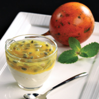 Passionfruit and Yoghurt Cheesecake