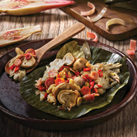 Pepes Jamur Kecombrang