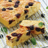 Blueberry Cassava Cake