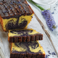 Lavender Marble Cake