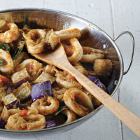 Cumi Pedas Bumbu Kari