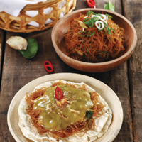 Kerupuk Ubi Bihun Kuah Satai