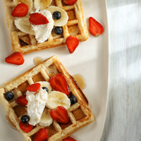 Peanut Butter Waffle