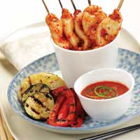 Cumi-Cumi Saus Bawang Putih Bakar
