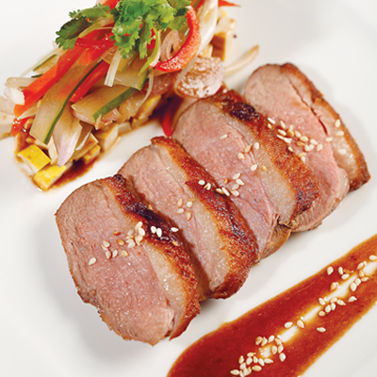 Duck Breast With Sprout Salad 