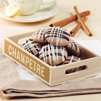 Choco Cinnamon Meringue Cookies