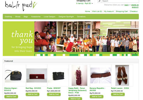 Charity Online Store Pertama di Indonesia