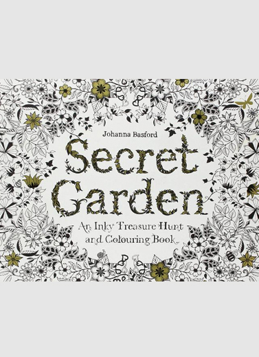 Secret Garden, An Inky Treasure Hunt and Coloring Book