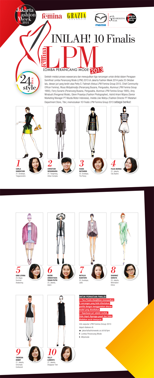 10 Finalis LPM 2013
