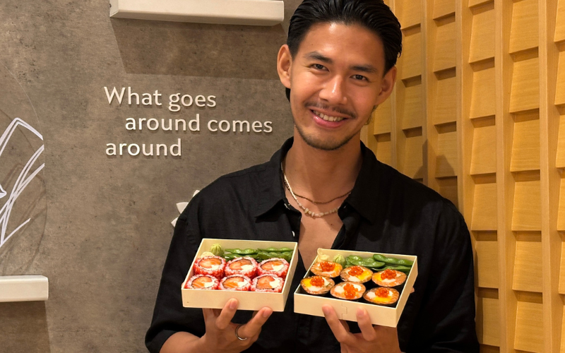 Jumbo Sushi Fruity Surprise, Kolaborasi Sushi Hiro dan Cerita Personal Chalton Ciptadi