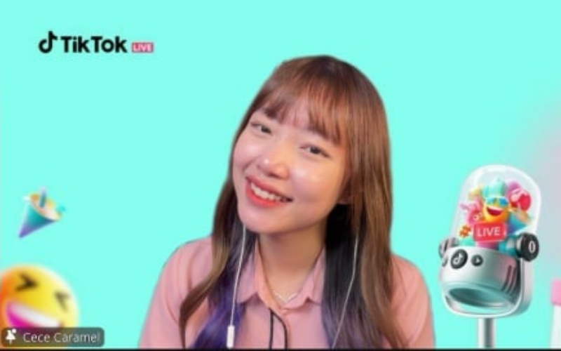 ﻿Cece Caramel Ungguli Ribuan Peserta, Raih Gelar Juara TikTok Live Gimme The Mic 2024