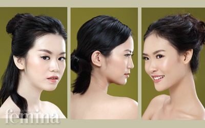 Cara Praktis 3 Tipe Gelung Rambut