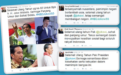 Ulang Tahun Jokowi ke-55, Ucapan dan Harapan dari Rakyat Terus Mengalir #HBDJokowi55