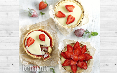 Resep Strawberry Cream Pie