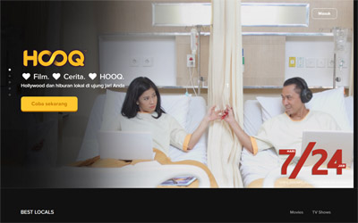 HOOQ, Layanan Streaming Film Tanpa Batas