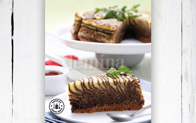 Resep Zebra Cheesecake, Kue yang Hits di Video Masak Terkini 