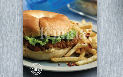 Resep Fried-Steak Bagel