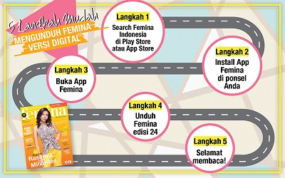 5 Langkah Mudah Mengunduh E-Magz Femina Edisi 24/2017