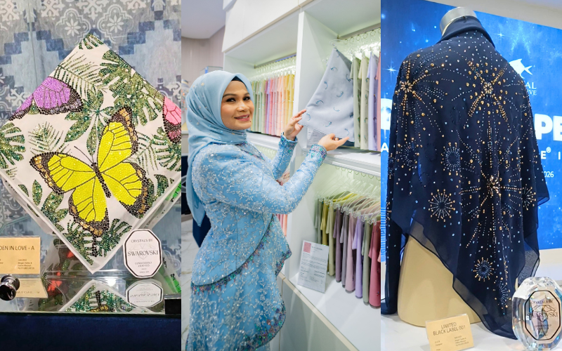 Salah Satu Hijab Termahal di Dunia Ada di Butik Pertama Bawal Exclusive Indonesia