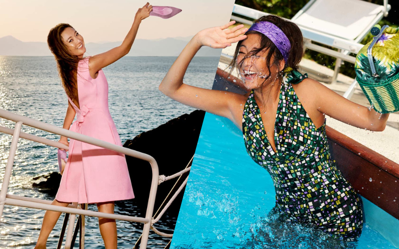 Koleksi Kolaborasi Weekend Max Mara Signature dengan Ashley Park, Holiday Vibes Banget!